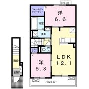 プレジールⅢの間取り画像