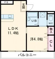 ハイツアドバンスの間取り画像