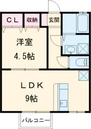 アービル篠原Aの間取り画像