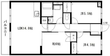 エスペランサAOIの間取り画像