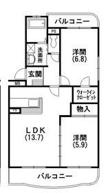 コンフォートⅡの間取り画像