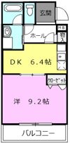 セゾン湊の間取り画像