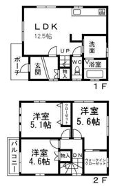 フジパレス戸建賃貸秋葉町の間取り画像