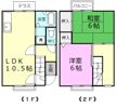 プレジール関戸の間取り画像