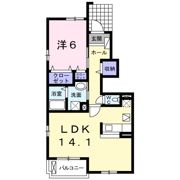 メゾン りら Bの間取り画像