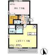 レスポワール井原の間取り画像