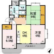 サンハイツ中浜の間取り画像