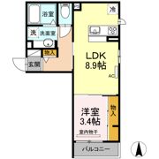 D-room kumeの間取り画像