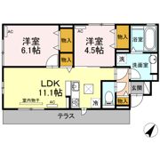 ウィット瓦町通の間取り画像