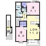 アリエス 東光の間取り画像
