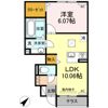 ルワンジュ Eの間取り画像