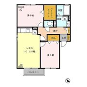 エクセルコート鷹丘 Aの間取り画像