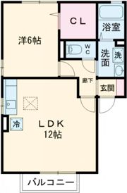 セジュール二川の間取り画像
