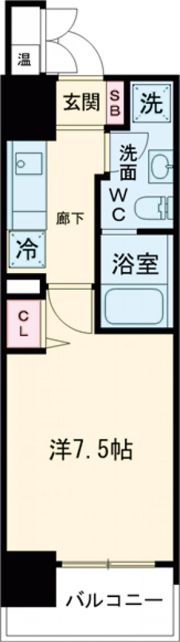 アドバンス神戸プラージュの間取り画像