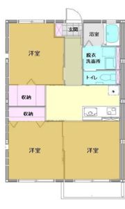 クレアールの間取り画像