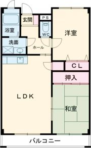メゾンソレイユの間取り画像