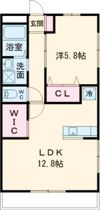 ベルヴェールⅠの間取り画像