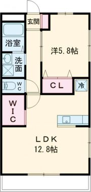 ベルヴェールⅠの間取り画像