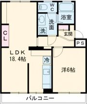 オレンジハイツ赤岩の間取り画像