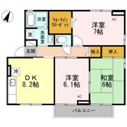 iﾎｰﾑTOWN 参番館の間取り画像