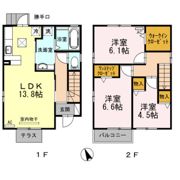 プレミアムウィット B棟の間取り画像