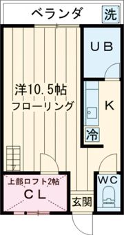 セザンヌ裏野の間取り画像