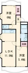 プリマベールの間取り画像