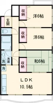 VILLAはなふじの間取り画像