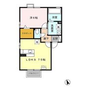 ヴィラ・サンライズ Aの間取り画像