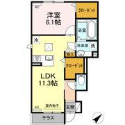 ルワンジュ Cの間取り画像
