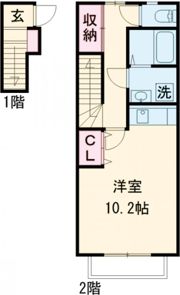 クレシタ神ノ輪の間取り画像