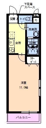 フジパレス市駅東Ⅵ番館の間取り画像