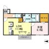 プレミール小坂井の間取り画像