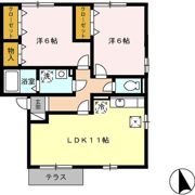 サンコート札木 Aの間取り画像