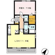 ウィルモア蔵子 C棟の間取り画像