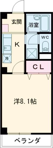 グランデージフルールの間取り画像