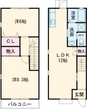レガーロスワンの間取り画像
