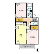 アネックス河尻 Fの間取り画像