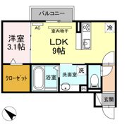 ベルクの間取り画像