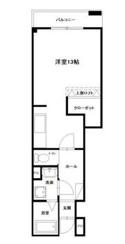 ハイステージ桜 Aの間取り画像