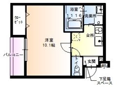 フジパレス和歌山黒田Ⅱ番館の間取り画像