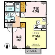 D-roomアールヒルズの間取り画像