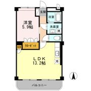 シャランテ橘Ⅰの間取り画像