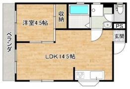 エジスポール塩屋の間取り画像