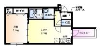 フジパレス黒田Ⅲ番館の間取り画像