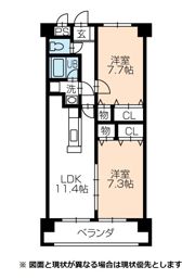 カトルフィーユの間取り画像