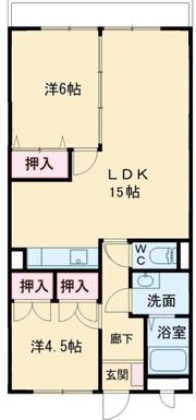 ライフ21 INAの間取り画像