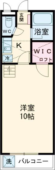 セザンヌ片西の間取り画像