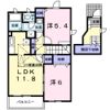 ラピシアBの間取り画像