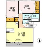 コンフォート楓の間取り画像